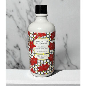 Beekman 1802 Amaryllis Bouquet Goat Milk Hand & Body Wash 12.5 OZ Sealed - NEW